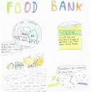 Childs drawing of a food bank